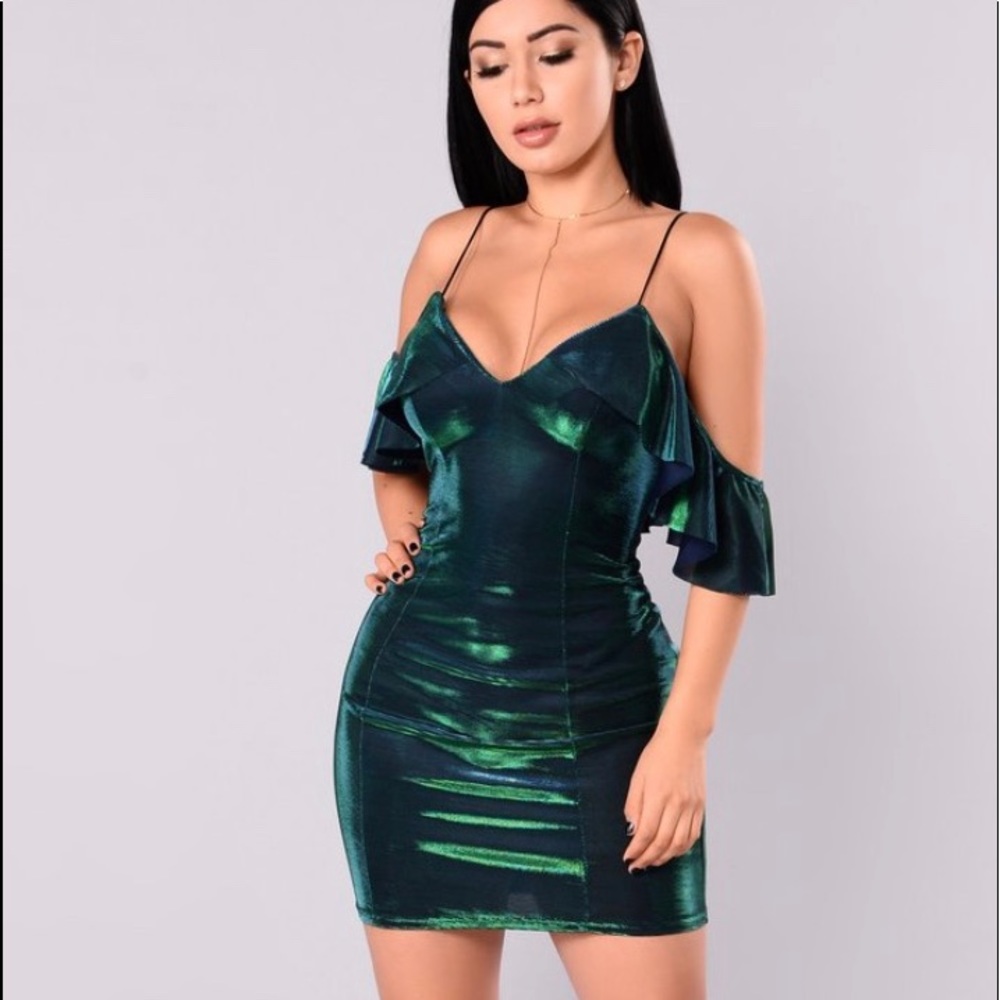 Vicky Metallic Dress